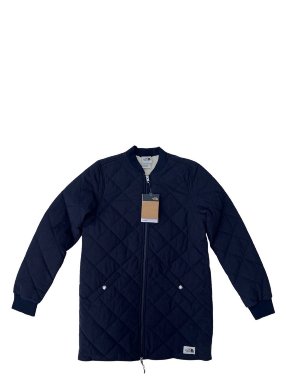 The North Face Cuchillo Parka Women’s Size Small Blue Quilted Fleece New NWT